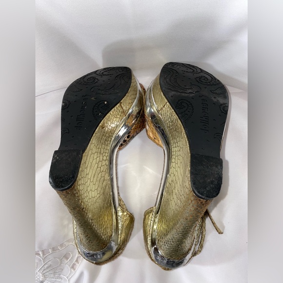 Doll House shoes heels Size 9M all man made Materials 5 1/2 ‘heel platform 1/12 - Picture 13 of 16